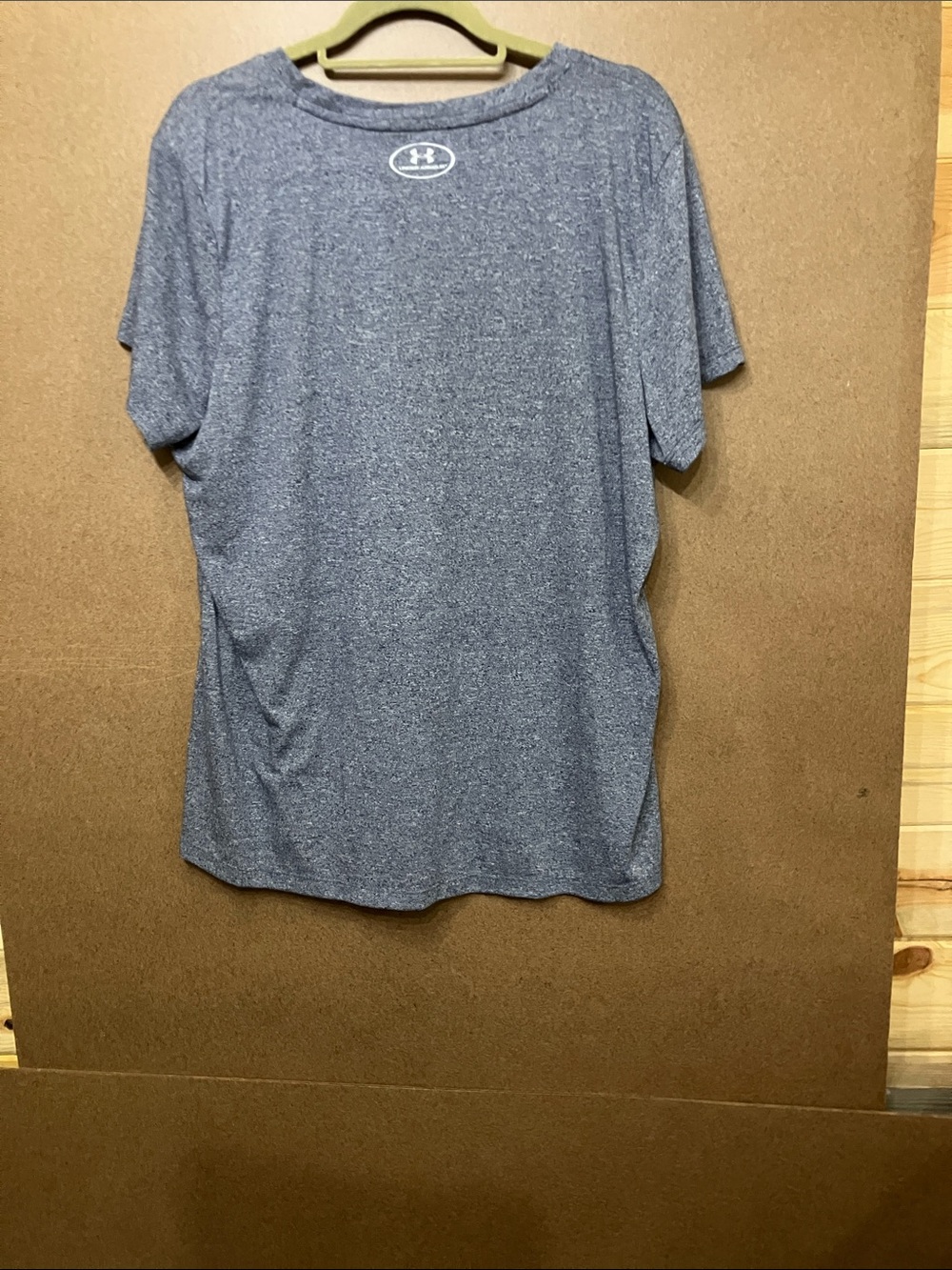 Under Armour Heathered Blue Notre Dame 'Irish' V‑Neck Tee - Picture 8 of 10